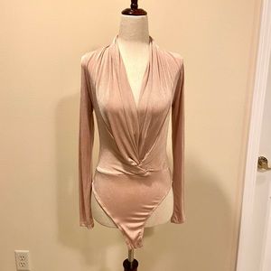 Nordstrom - ASTR the Label - blush/pink body suit (size small)